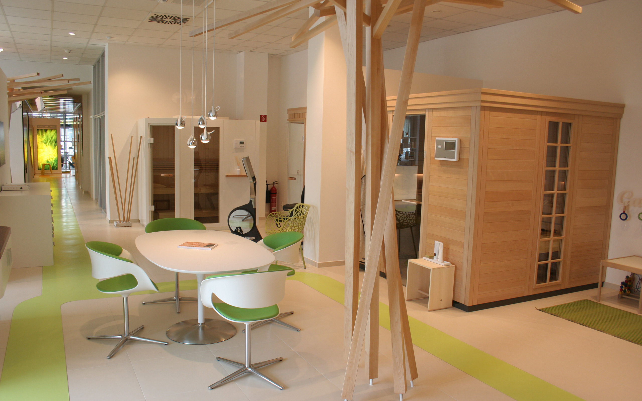 Sauna showroom in Mannheim - KLAFS