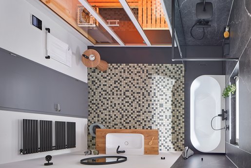 KLAFS planning ideas: sauna in the bathroom or wellness area at home - KLAFS
